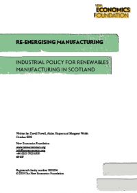 Re-energising manufacturing