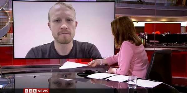 Alfie Stirling on BBC News