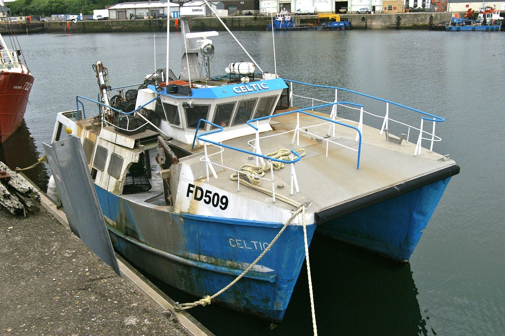 Lobster fishing boat in Milford Haven