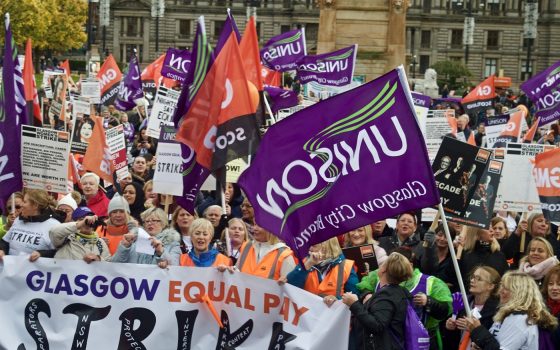 Glasgow strike shines light on hidden work