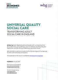 Universal quality social care