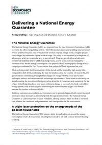 Delivering a National Energy Guarantee
