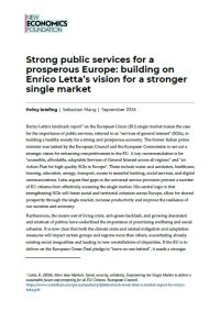 Strong public services for a prosperous Europe